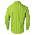 Heren Overhemd Lange Mouwen Katoen Casual 6