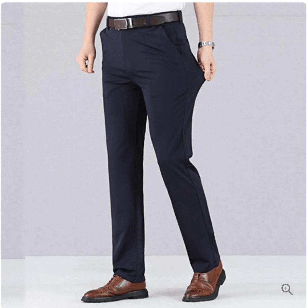 Heren Pantalon Stretch Slim Fit Katoen voor Casual en Werk 6