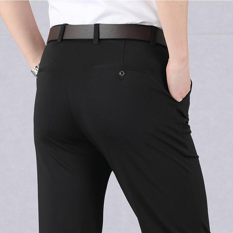 Heren Pantalon Stretch Slim Fit Katoen voor Casual en Werk 8