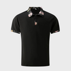 Heren Polo Shirt Katoen met Bloemenvoering 6