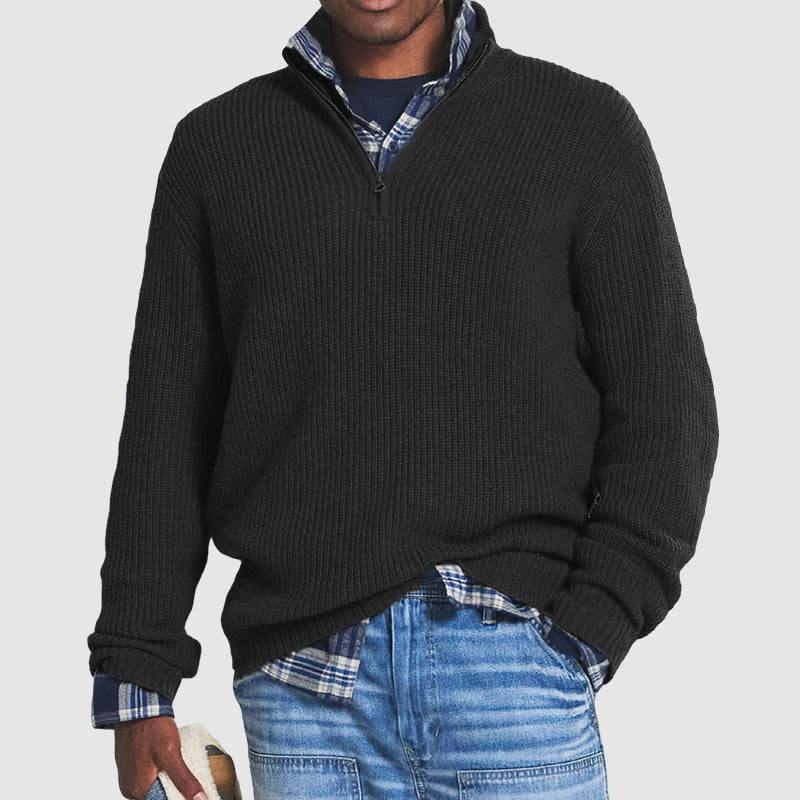 Heren Pullover Katoen Casual voor Werk en Vrije Tijd 1