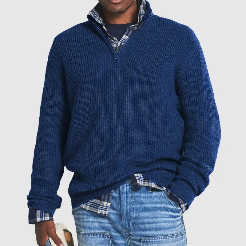 Heren Pullover Katoen Casual voor Werk en Vrije Tijd 2