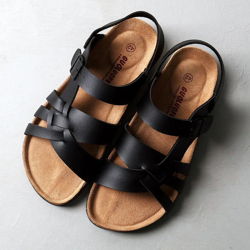 Heren Sandalen Leer Casual en Formeel 0