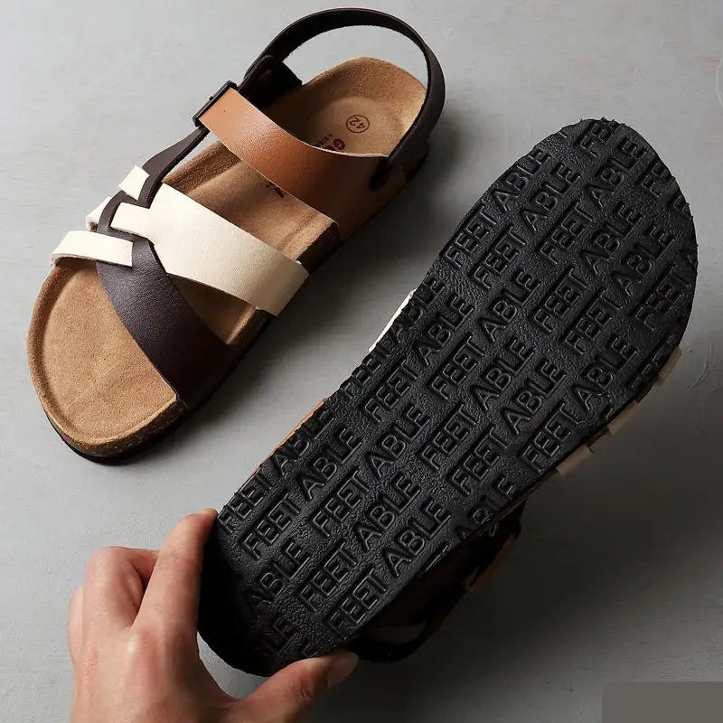 Heren Sandalen Leer Casual en Formeel 4