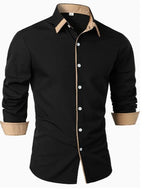 Heren Shirt Lange Mouwen Polyester Casual 0