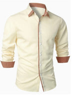 Heren Shirt Lange Mouwen Polyester Casual 1