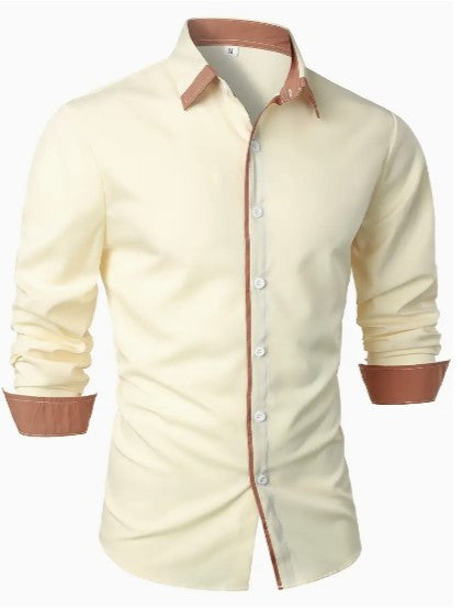 Heren Shirt Lange Mouwen Polyester Casual 1
