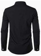 Heren Shirt Lange Mouwen Polyester Casual 5