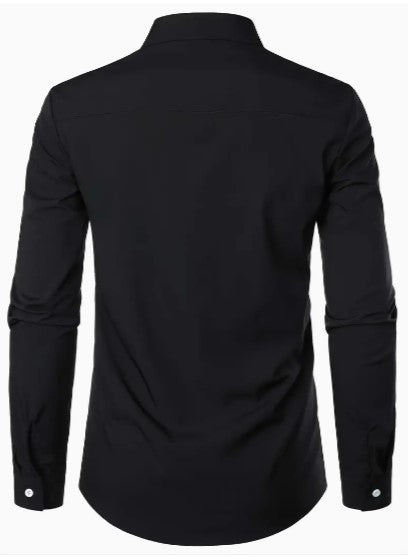 Heren Shirt Lange Mouwen Polyester Casual 5