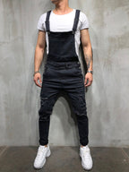Heren Skinny Fit Denim Overalls Katoen Polyester 5