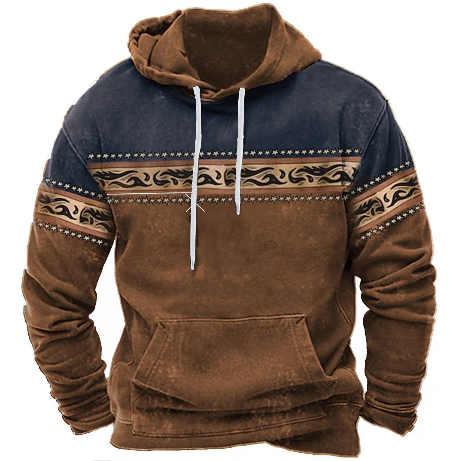 Heren Sweatshirt Katoen Vintage Tijdloos Ontwerp 0