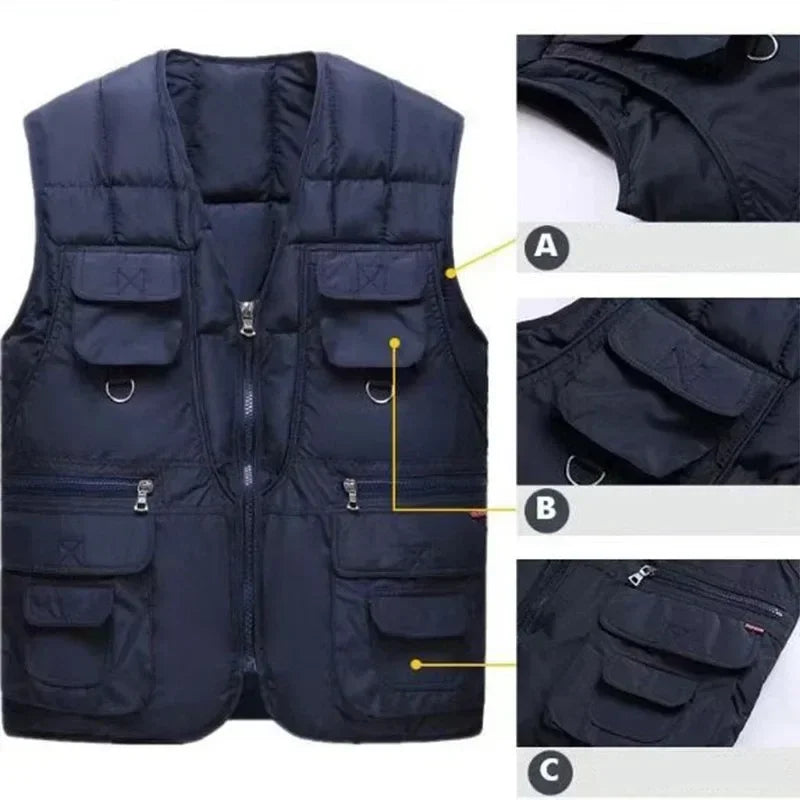 Heren Tactical Vest Lichtgewicht Polyester 4