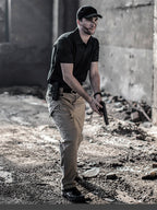 Heren Tactische Broek Katoen Slim Fit Multi-Pockets 6