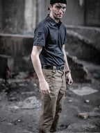 Heren Tactische Broek Katoen Slim Fit Multi-Pockets 7