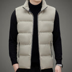 Heren Vest Puffer Nylon Mouwloos 0