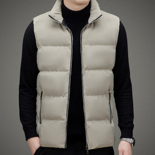 Heren Vest Puffer Nylon Mouwloos 0