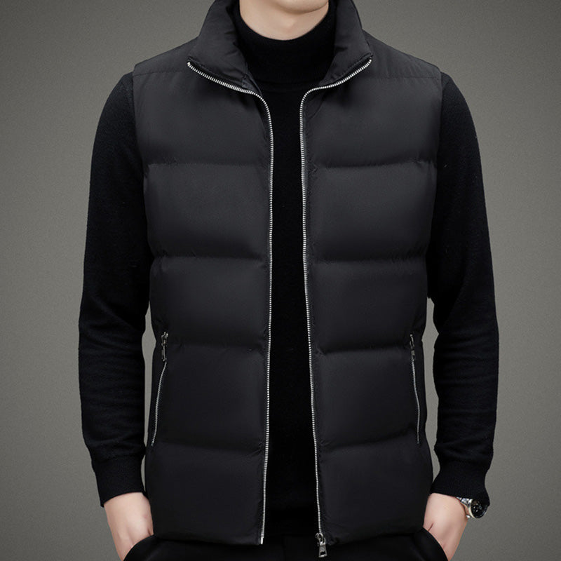 Heren Vest Puffer Nylon Mouwloos 2