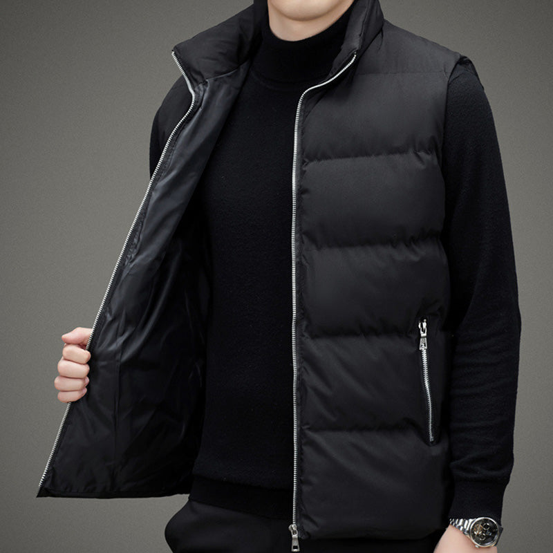 Heren Vest Puffer Nylon Mouwloos 3