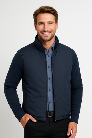 Heren Vest Slim Fit Waterafstotend Gewatteerd 0