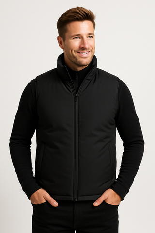 Heren Vest Slim Fit Waterafstotend Gewatteerd 1