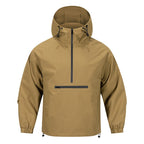 Heren softshelljack met capuchon | lange mouwen 4
