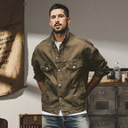 Heren spijkerjasje – Relaxed Fit – Knoopsluiting – Borstzakken – Heuplengte Casual 7