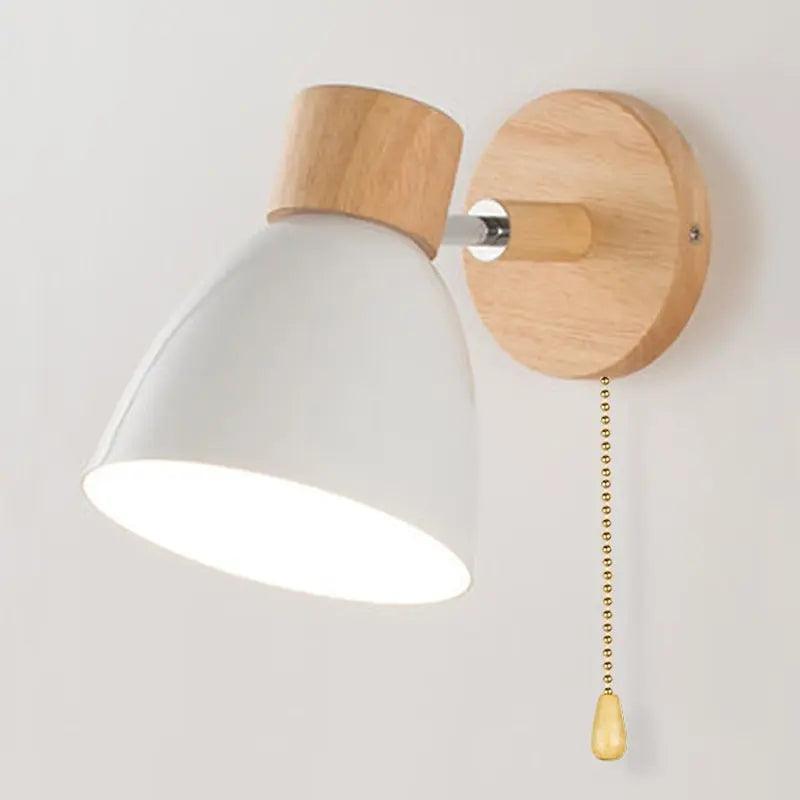 Yadiel - Scandinavische Houte Wandlamp
