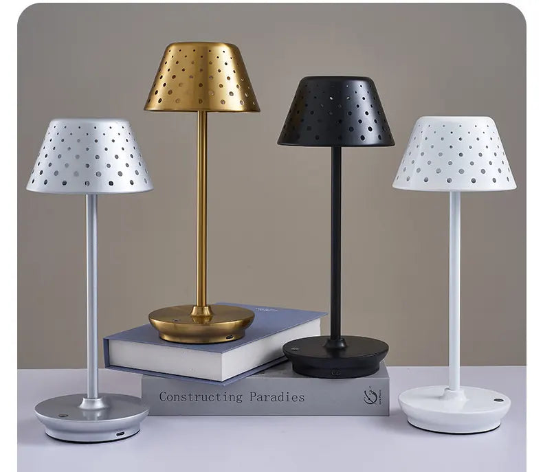 Lumeo | Oplaadbare LED Tafellamp – Slimme Dimmerfunctie en Minimalistisch Design