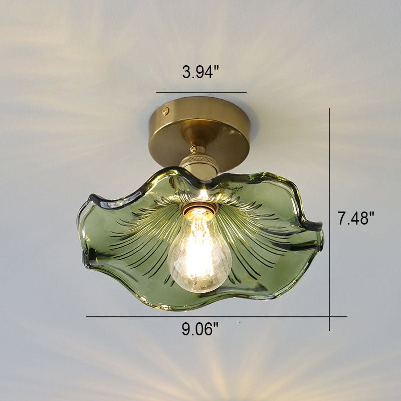 Plafondlamp Hibiscus Glas – Sfeervolle Moderne Verlichting