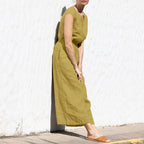 Hoge Taille Mouwloze Losse Jumpsuit