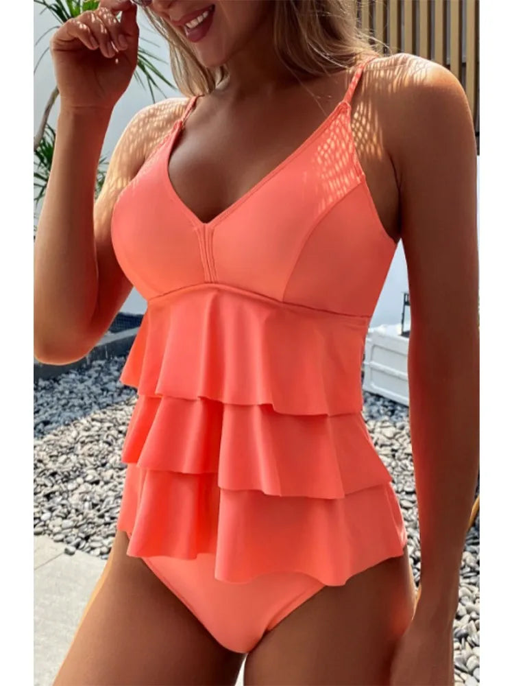 Hoge Taille Bikini Set voor Vrouwen - Twee Delige Badmode 4