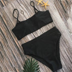 Hoge Taille Bikini voor Vrouwen met Tummy Control en Verstevigde Cups 4
