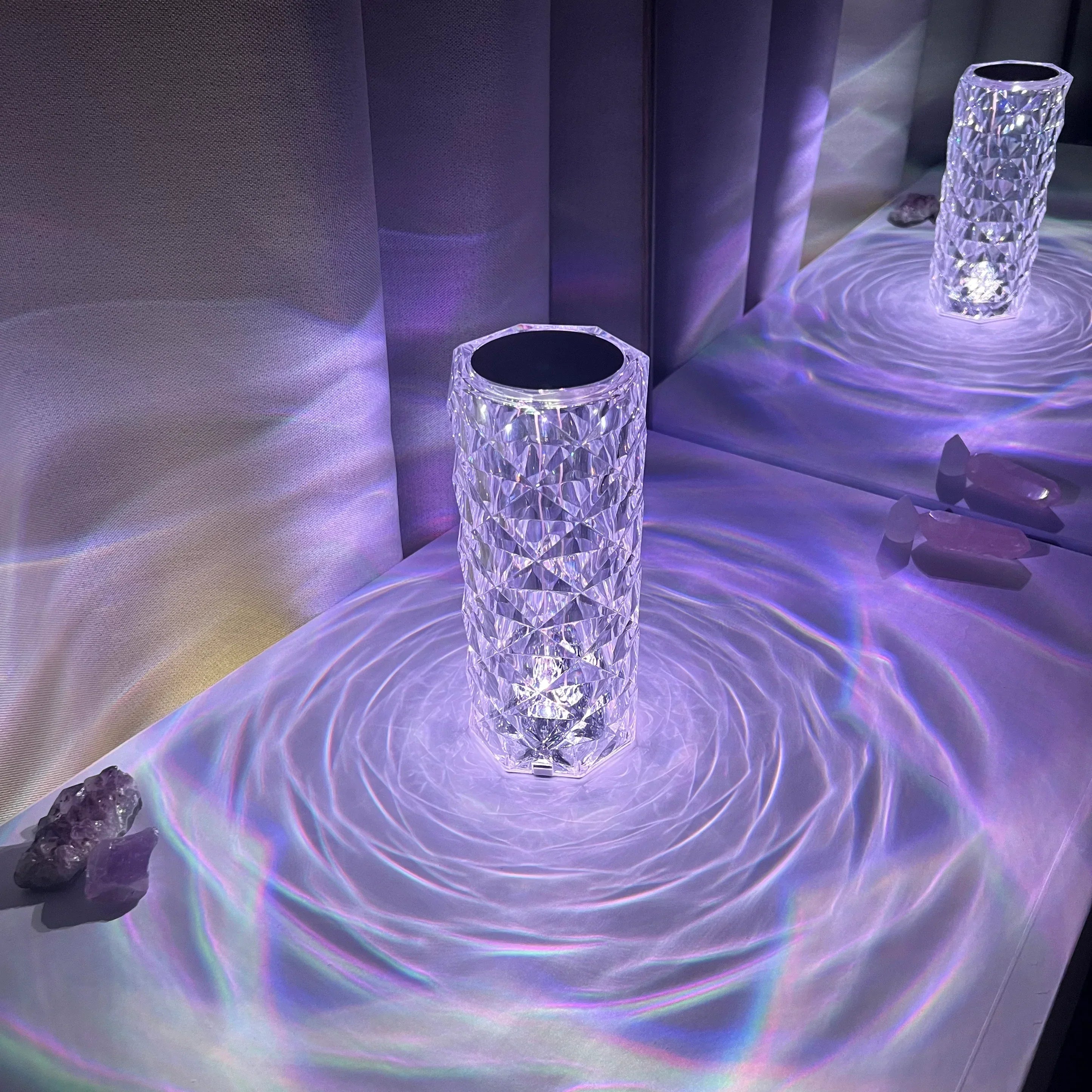 Crystalglow I Tafellamp