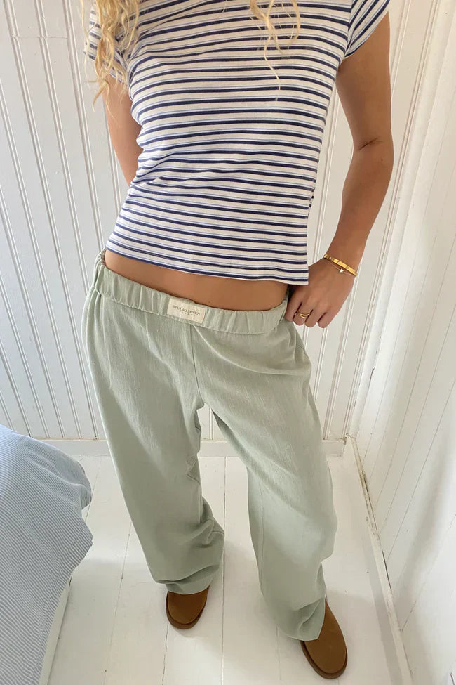 Ontspannen Gestreepte Broek | Katoen | Comfort & Stijl