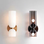Dubbele Hoofd Glas Wandlamp LED Wandlamp voor Slaapkamer Moderne Sfeervolle Verlichting
