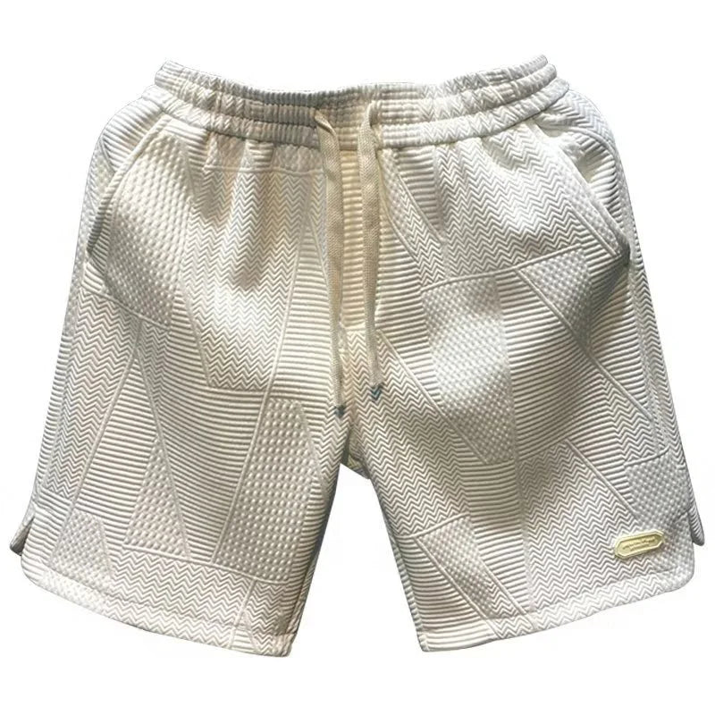 Carl - Heren Herringbone Breeze Shorts voor Zomercomfort