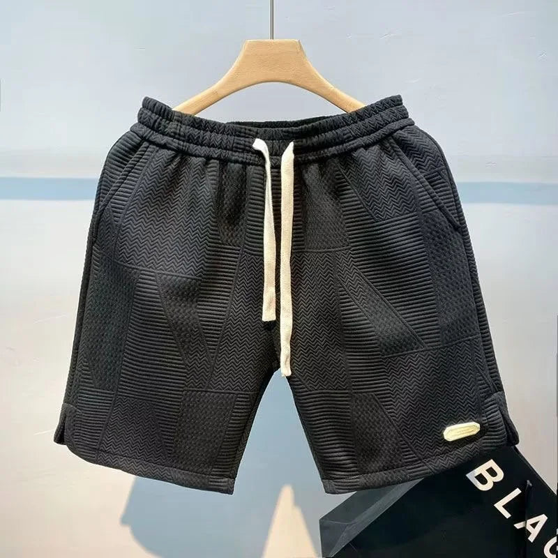 Carl - Heren Herringbone Breeze Shorts voor Zomercomfort