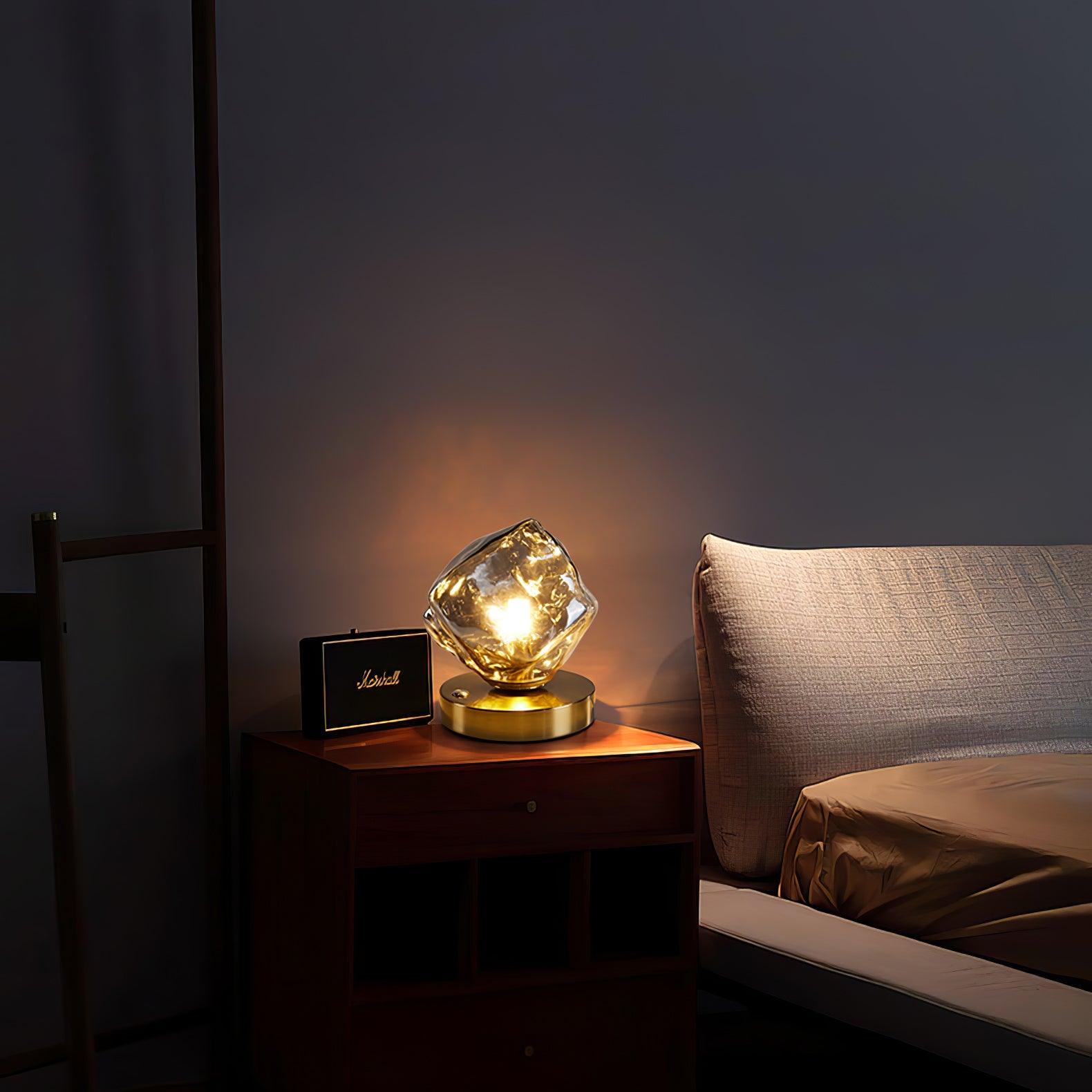 Tafellamp Matglas Met Bewegingssensor Ruimteverlichting