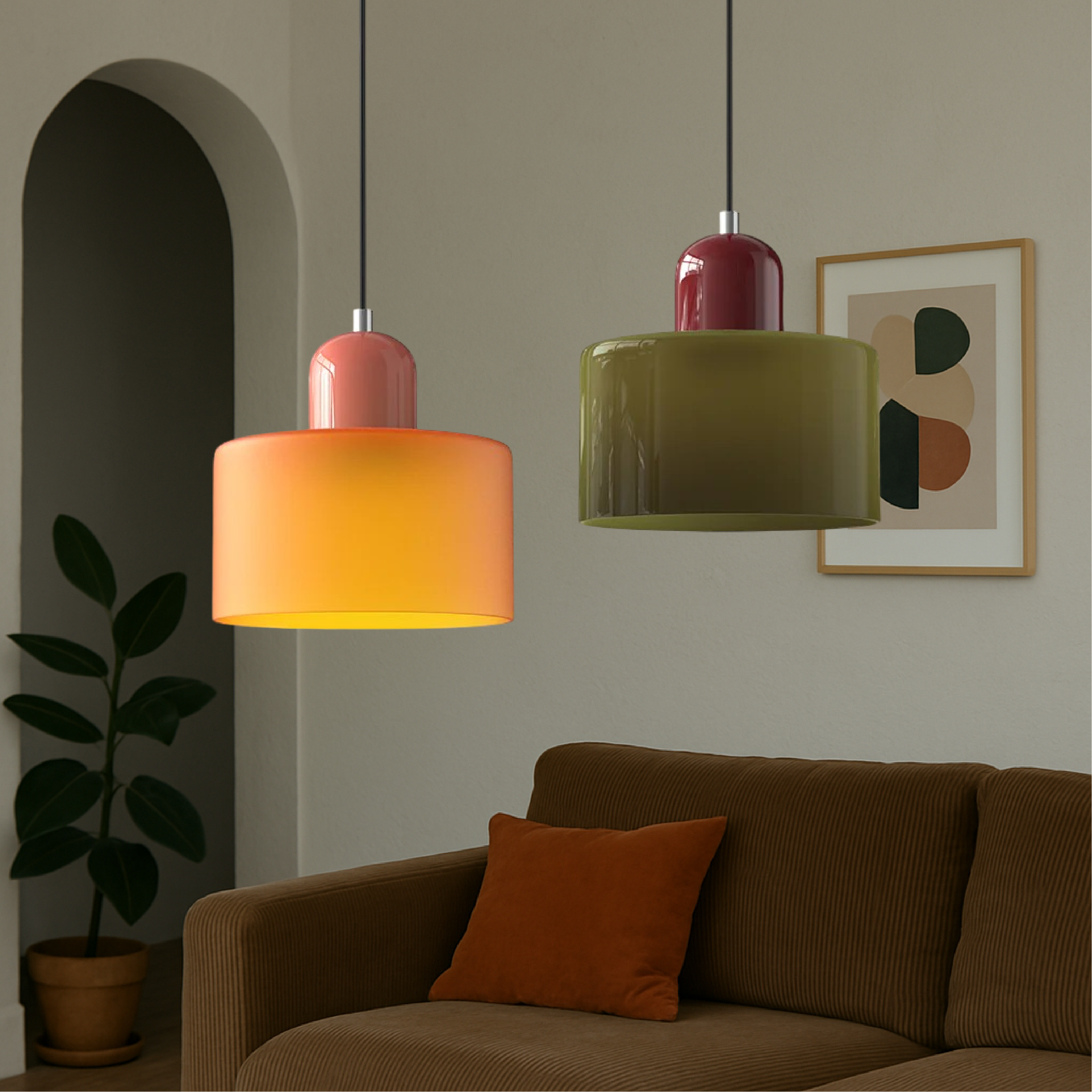Creative Bauhaus Hanglamp – Geometrische Elegantie &amp; Tijdloos Design