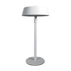 CityLuxe I Moderne LED Tafellamp – Strak Metaal en Glas voor Woonkamer