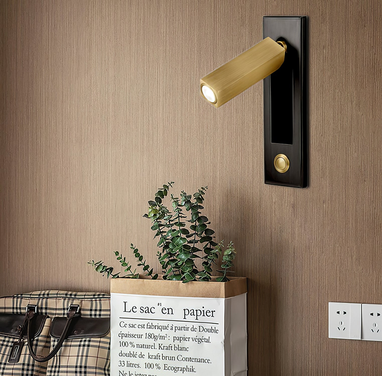 Nachtlamp LED Ingebouwd Duurzaam Aluminium Slaapkamer