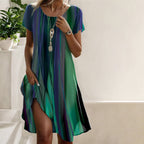 JENNY | Casual Boho Gradient Jurk 1