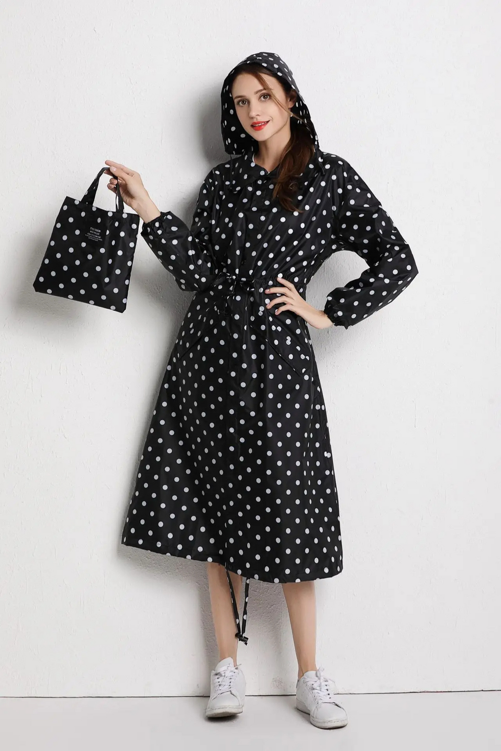 Eulària - Lange Waterdichte Regenjas