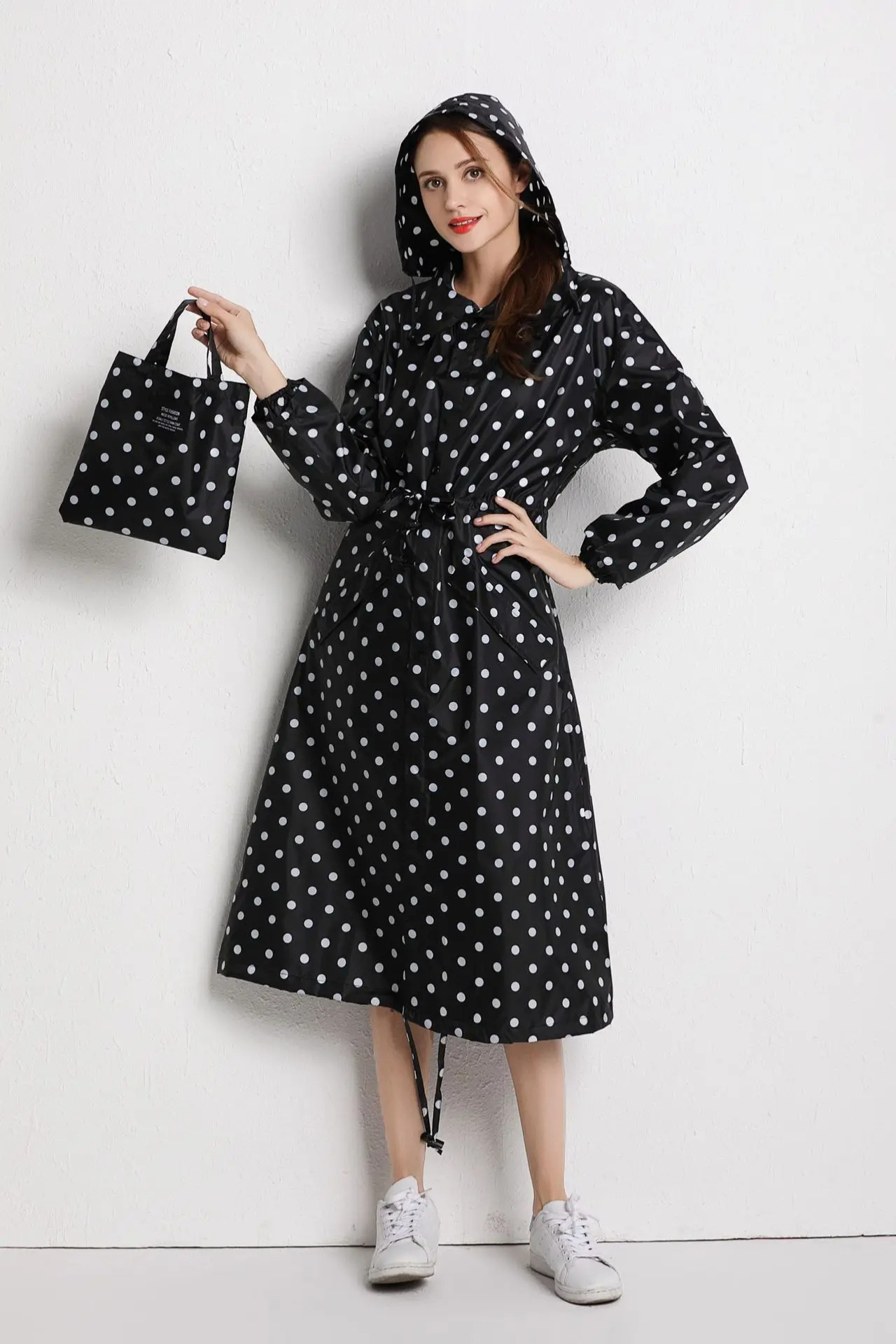 Eulària - Lange Waterdichte Regenjas