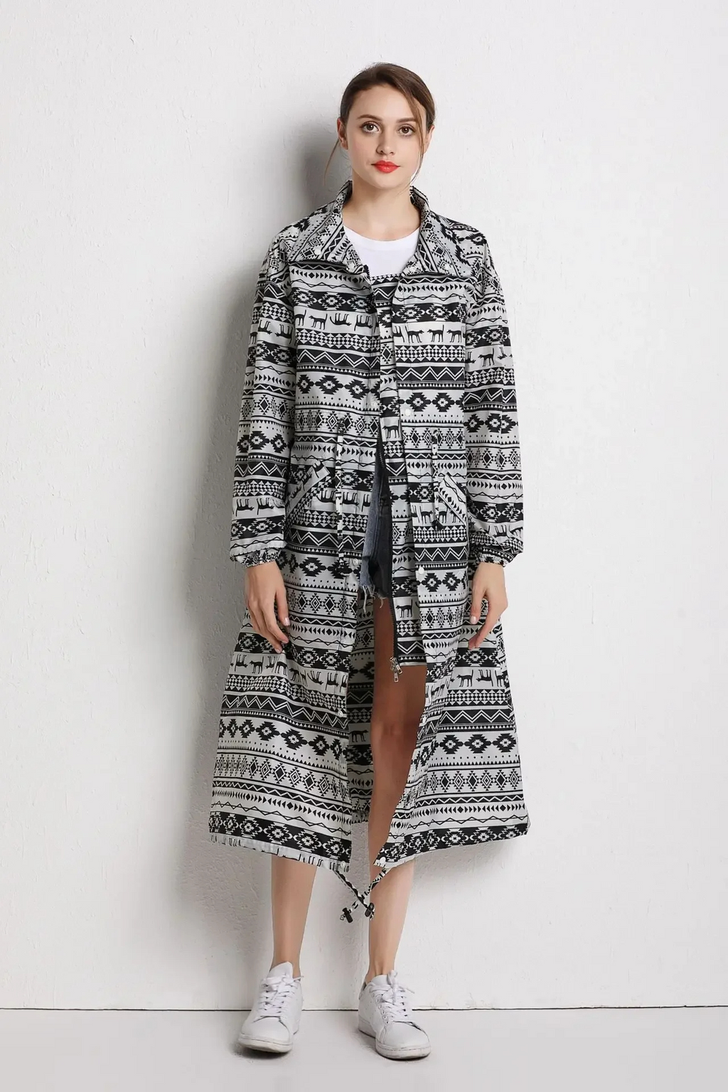 Eulària - Lange Waterdichte Regenjas