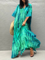 Janne - Zomerse Kaftan Maxi Jurk 0