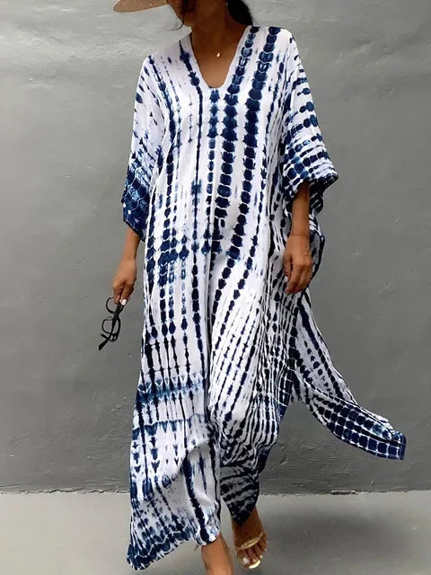 Janne - Zomerse Kaftan Maxi Jurk 3