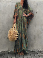 Janne - Zomerse Kaftan Maxi Jurk 7