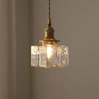 HarmonyHue - Vintage glazen hanglamp