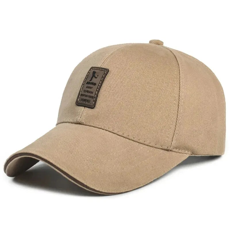 Katoenen Baseballcap voor Mannen met Zonnebescherming